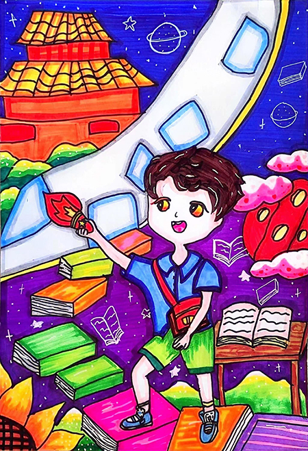 1725011533753083.jpg 小圖《薪火相傳》職工宋春艷之女蘇奕涵繪畫作品.jpg